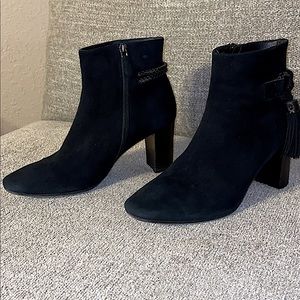 LK Bennett black suede booties